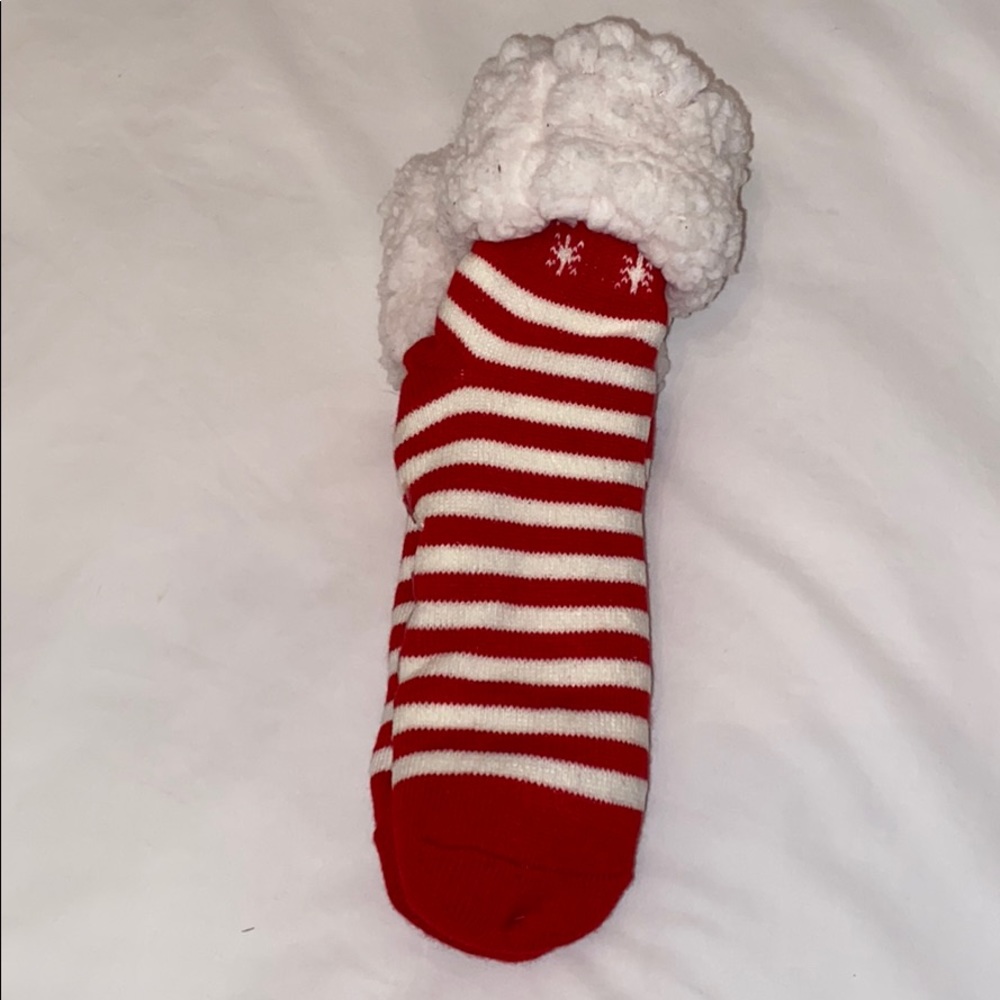NWOT fleece Xmas socks